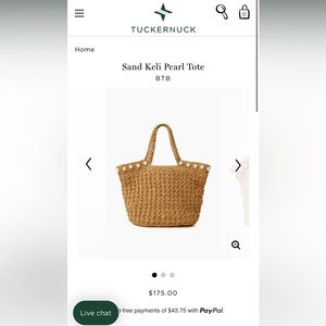 Sand Keli Pearl Tote-TUCKERNUCK